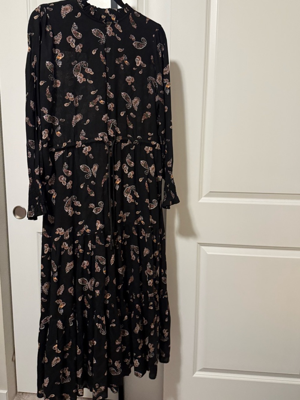 Saint‎ + Sofia Olivia Zip up Maxi Dress Kashmir Paisley Cottagecore size 8 - Picture 2 of 4